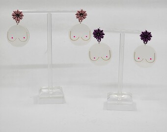Bewbies Floral Charm Earrings