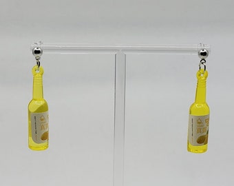 Korean Soju Bottle Dangle Earrings