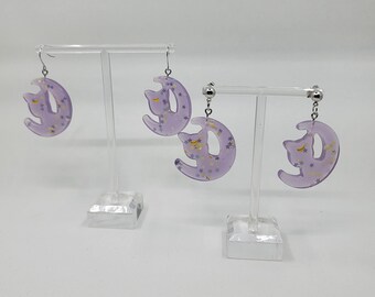 Sailor Moon Cat Dangle Earrings | Luna Artemis