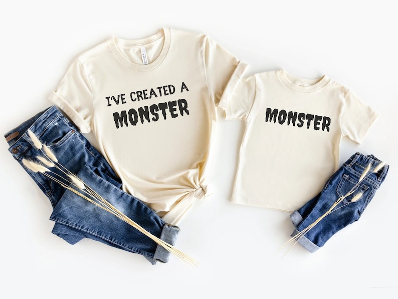 Matching Mommy and Me Halloween Shirts Fall Mom and Son Shirt Etsy