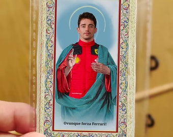 Charles Leclerc - Ferrari 2023 - Holy Card