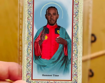 Lewis Hamilton - Ferrari 2025 - Holy Card