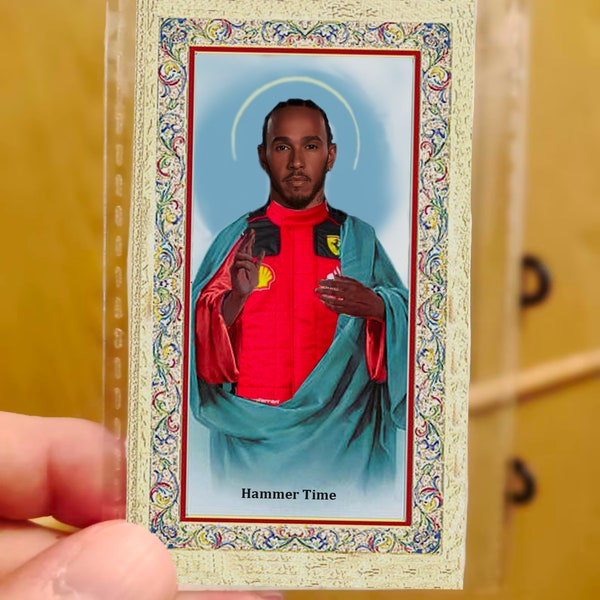 Lewis Hamilton - Ferrari 2025 - Holy Card