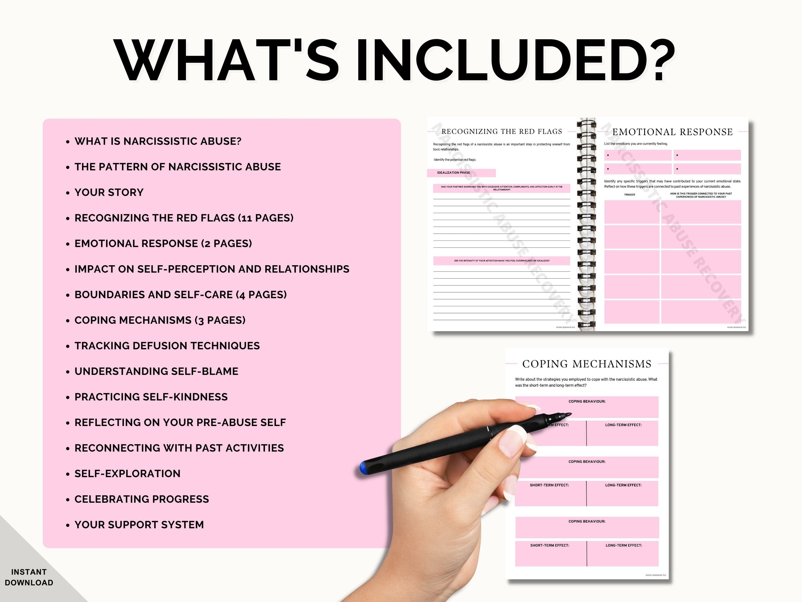 Npd Worksheets.pdf Narcissist Abuse Recovery Journal, Healing and Trauma Therapy ...