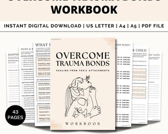 Trauma Bond Therapy, Trauma Healing Journal, Cycle of Abuse, Emotional Abuse Response, Relationships Breakup, Narcissistic, Betrayal Trauma