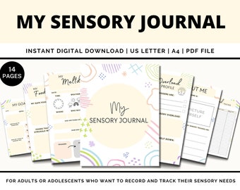 Sensory Profile, Sensory Autism, Autism Download, Sensory Adult, Autism Resources, ADHD Planner, Autism For Kids, Sensory Journal, ADHD