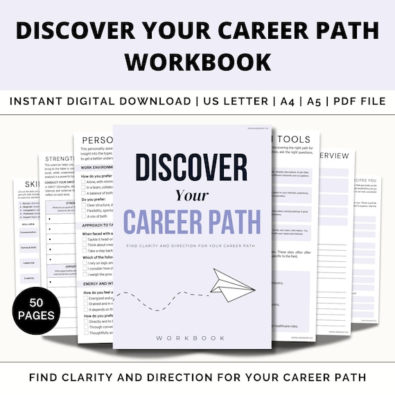 Career Workbook, Changing Careers, Resume Builder, Cover Letter, Processing Change, Personal Growth, Career Planner, Job Search Planning