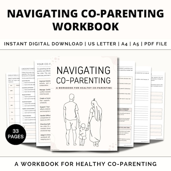 Co-parenting Counsellor Resources, Co Parenting Schedule, Family Therapy Worksheets, Divorce, Communication Techniques, Parenting Guide, CBT