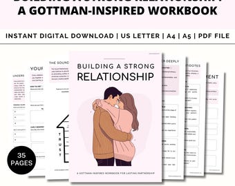 Couples Therapy Worksheets, Gottman Method, Marriage Counselling, Building Trust, Conflict Resolution, Couple Activities, Relationship Guide