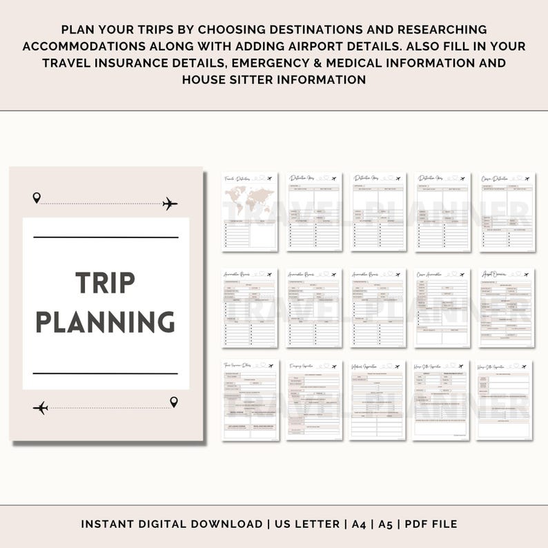Ultimate Travel Planner Printable - Il 794xN.6341298322 H5uh 