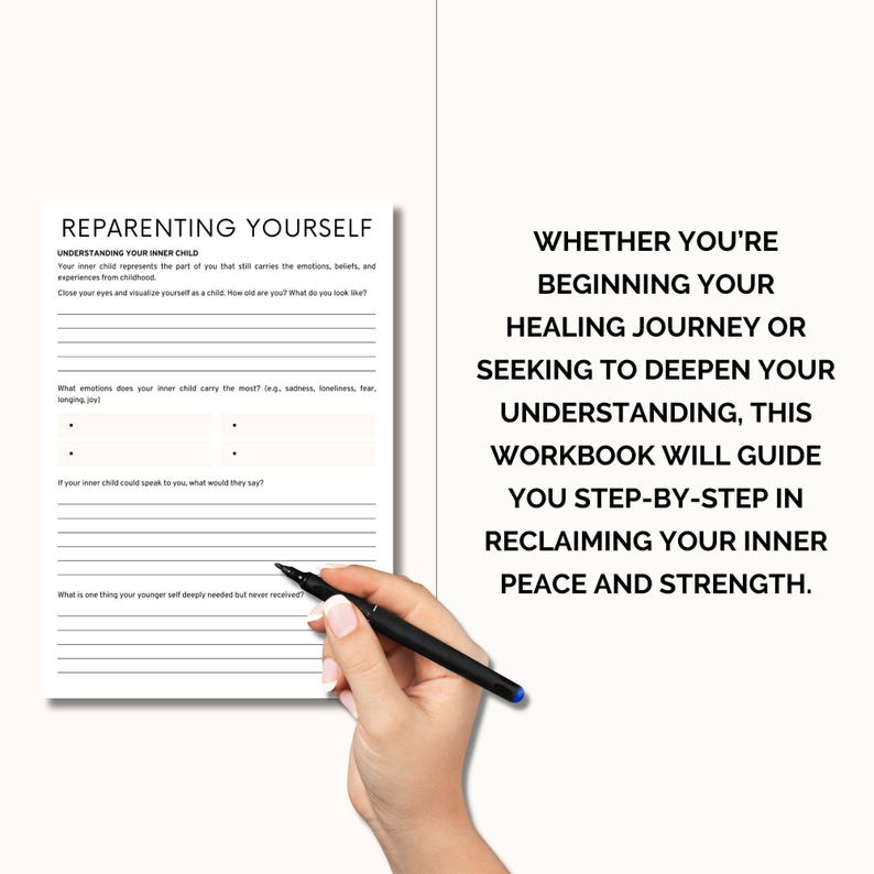 Healing Mother Wounds Worksheets, Inner Child Healing, Childhood Trauma ...