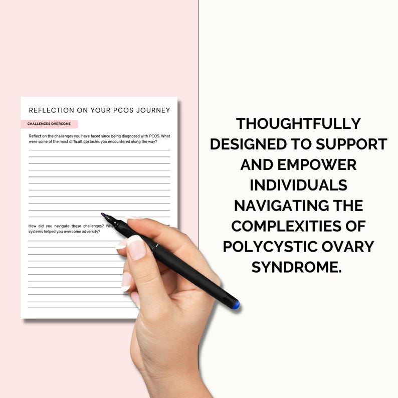 Pcos Journal Printable PCOS Journal, PCOS Symptoms Tracker, Self Care Planner ...