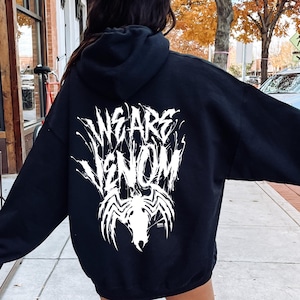 We Are Venom T-Shirt, Sweatshirt, Hoodie, Spiderman Tee, Antihero Shirt,Gift for Xmas, Gift for Dad image 1