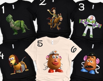 Custom Toy Story Character Shirt: Matching Family Movie Tee
