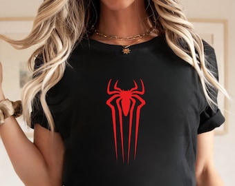 Spiderman Logo T-Shirt: Superhero Graphic Tee, Gift for Xmas