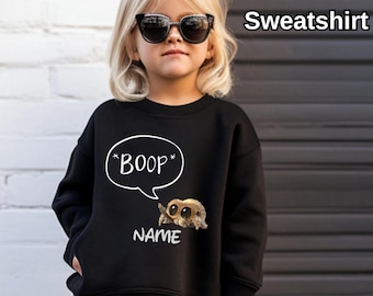 Personalized Lucas the Spider “Boop” Boys,Youth,Adult Sweatshirt, Hoodie,fathers day, Long Sleeve,Gifts for Kids, Spider Gifts for Birthday