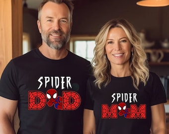 Benutzerdefinierte Familie Spinne Shirt, UK, Familie passende Hemden, Spinne Papa, Spinne Mama Shirts, Sweatshirt, Marvell Familie T-Shirt, Spiderman Familie T-Shirt