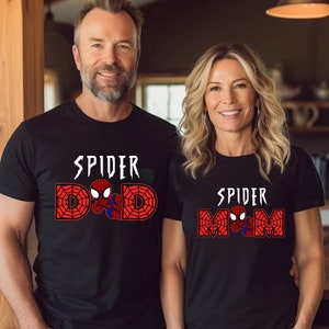 Custom Family Spider Shirt,Sweatshirt,Hoodie, Family Matching Shirts, Spider Dad, Spider Mom Shirts, Marvell Family Tee,Spiderman Family Tee