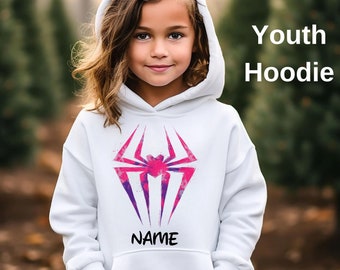 Spider-Gwen Youth Sweatshirt and Hoodie: Ghost Spider-Man Tee