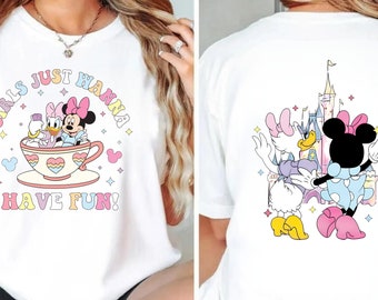 Disney Minnie Daisy Shirt, Disney Besties Shirt, Girls Just Wanna Have Fun Shirt, Disneyworld Shirt, Disney Shirt, Girls Trip Shirt