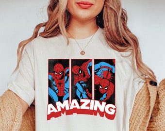 Camiseta retro de cómic de Spider-Man, sudadera con capucha para fans del MCU