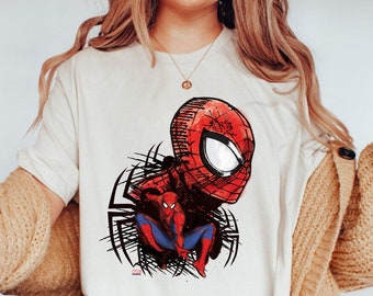Vintage 90s Marvel The Amazing Spider Man Shirt,Marvel Avengers Spiderman Shirt,Christmas Gifts,Spiderman Comic Shirt,Spiderman Lover Tee