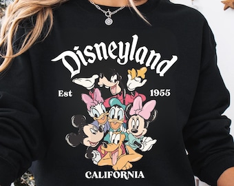 Retro Disneyland T-Shirts and Sweatshirts: California Mickey and Friends Tee