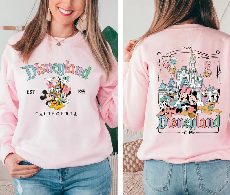Camiseta retro de Disneyland California: camiseta de Mickey y sus amigos, camiseta de vacaciones familiares de Disney, camiseta de viaje a Disney, camiseta de grupo, camiseta familiar a juego imagen 4