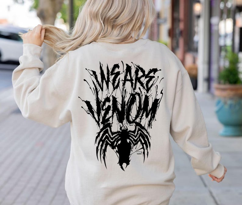 We Are Venom T-Shirt, Sweatshirt, Hoodie, Spiderman Tee, Antihero Shirt,Gift for Xmas, Gift for Dad image 13