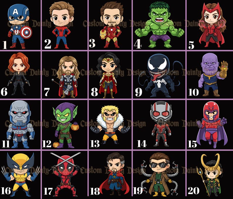 Chemise Avengers personnalisée pour papa et maman avec nom d'enfant, chemise Marvel, t-shirt fête des pères, tous les personnages de super-héros, cadeau pour papa, maman, grand-père image 3