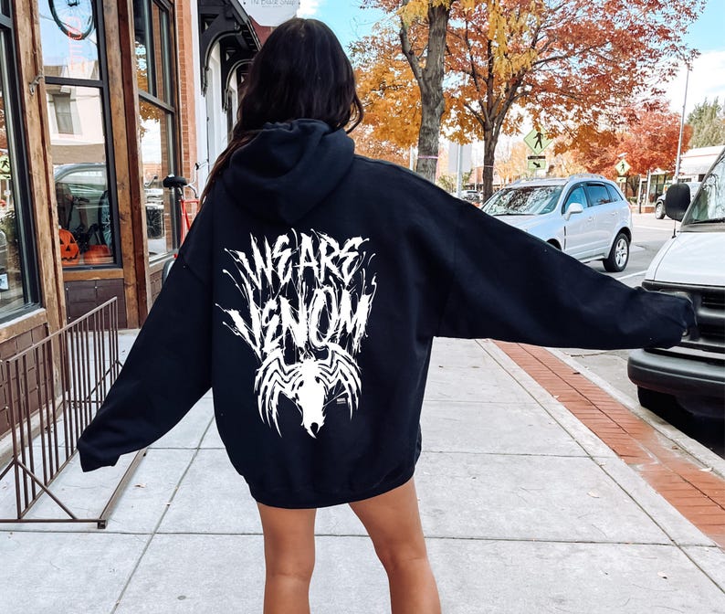 We Are Venom T-Shirt, Sweatshirt, Hoodie, Spiderman Tee, Antihero Shirt,Gift for Xmas, Gift for Dad image 1