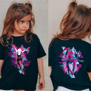Spider-Gwen Tee: Spiderman, Miles Morales, Two-Sided Shirt,Unisex Tee, Hoodie, Sweatshirt, Gift for Mom,Gift for Sister,Christmas Gift image 2