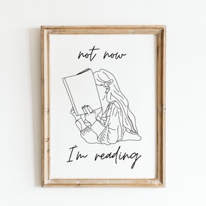 Minimalist Reading Wall Art Bundle, Set of 3 Prints, Bookish Wall Art ...