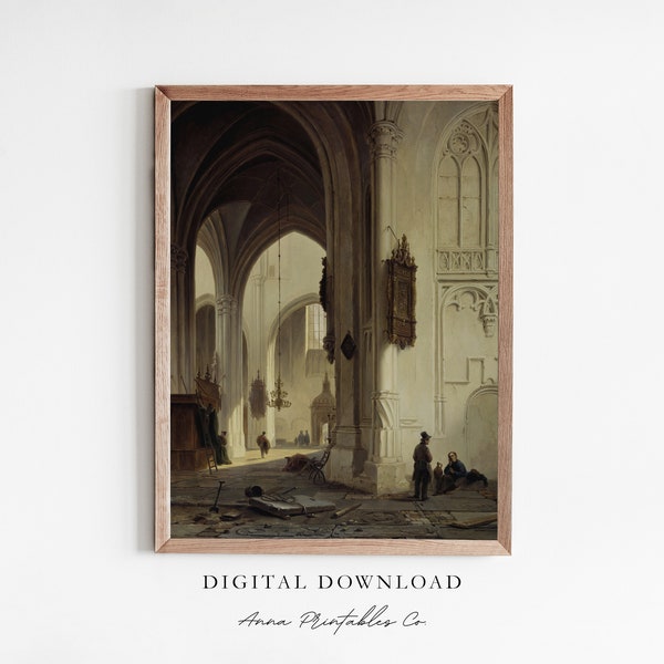 Church Gothic Printable Art Etsy