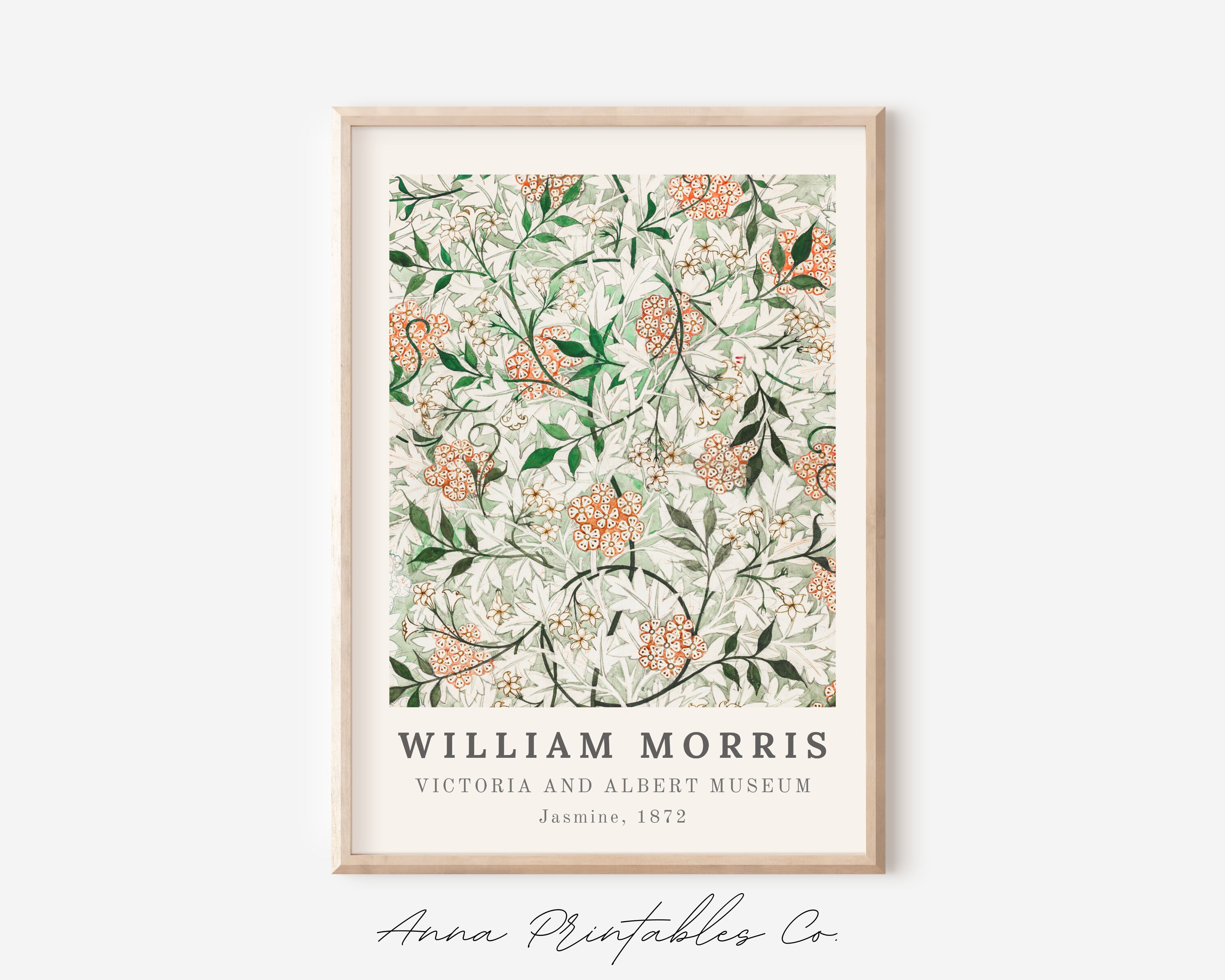 William Morris Poster Set Digital Download, Green Aesthetic Set of 3 ...