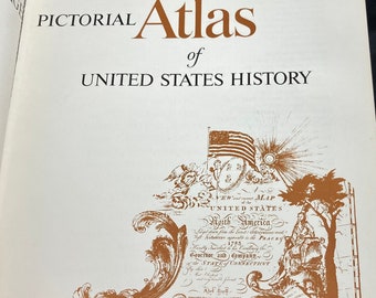 The American Heritage Pictoral Atlas of United States History, 1966, HB, Good