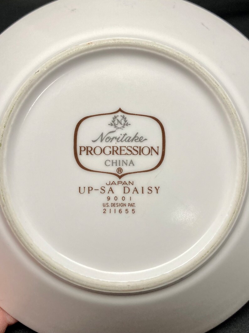 Noritake Upsa Daisy Bread and Butter Plate, Excellent Etsy