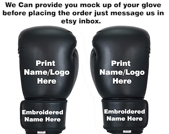 Adult/Youth Customize Boxing Gloves/ Name Embroidered On Wrists