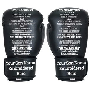 Boxing Gloves | Gift from Grandma To Grandson | Birthday | Christmas Gift