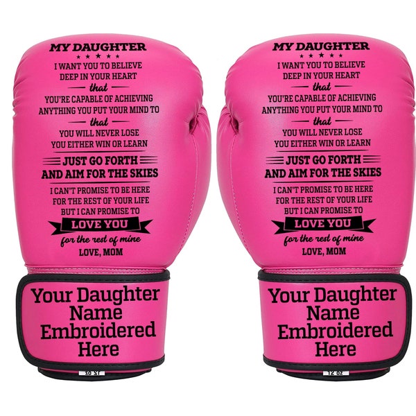 Boxing Gloves | Gift from Mom To Daughter | Birthday | Christmas Gift