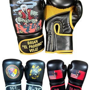 Erwachsene / Jugendliche Anpassen Boxhandschuhe / Name auf Handgelenken gestickt Bild 14
