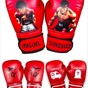 Erwachsene / Jugendliche Anpassen Boxhandschuhe / Name auf Handgelenken gestickt Bild 12
