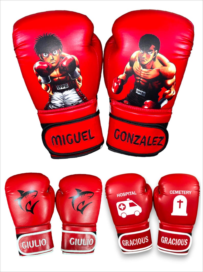 Erwachsene / Jugendliche Anpassen Boxhandschuhe / Name auf Handgelenken gestickt Bild 12