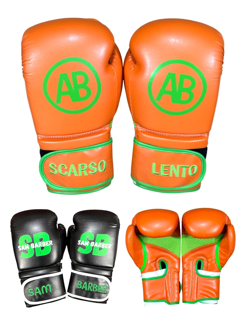 Erwachsene / Jugendliche Anpassen Boxhandschuhe / Name auf Handgelenken gestickt Bild 13