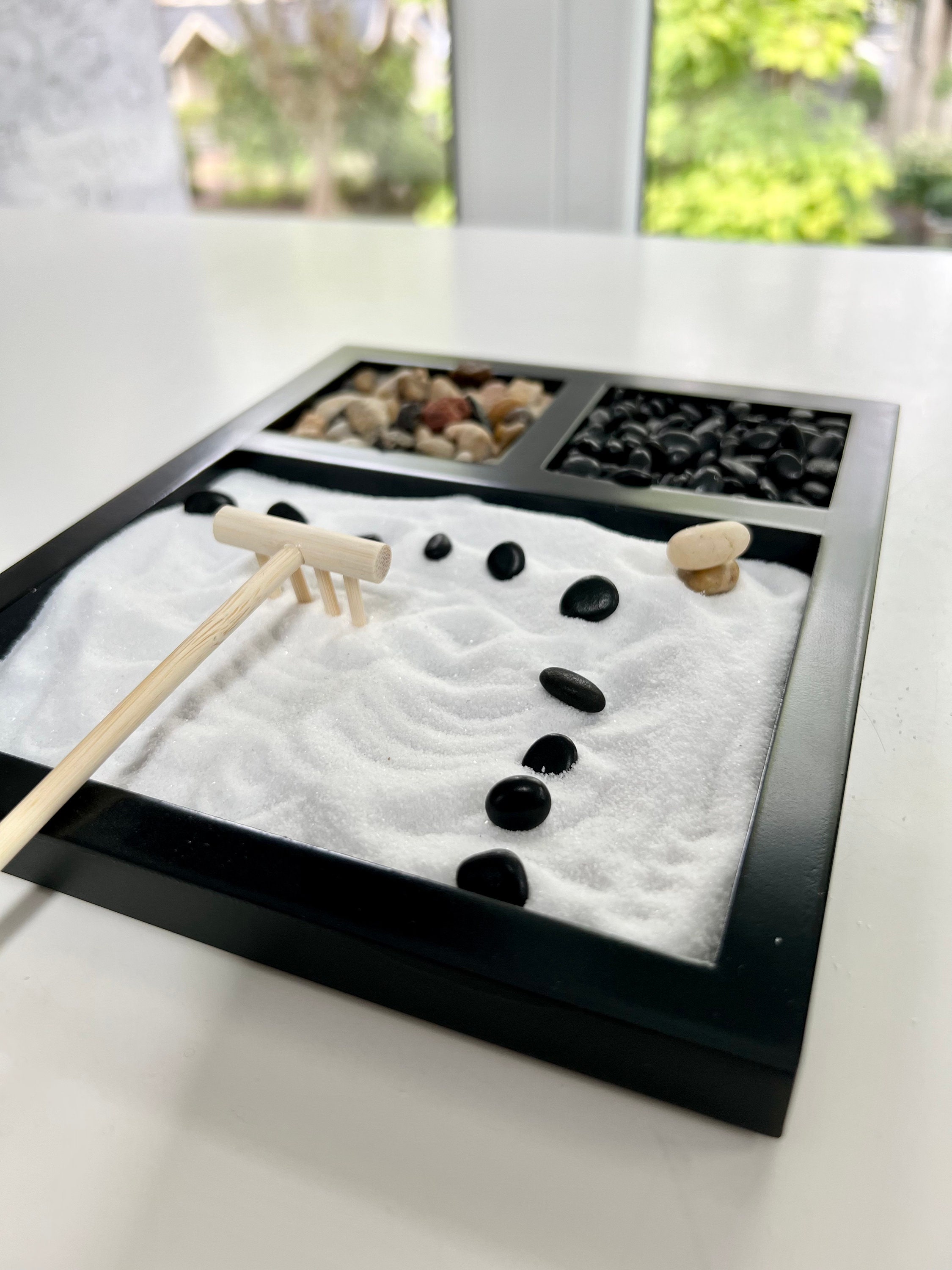 Mini Desk Zen Garden Japanese Garden Kit Work Place Etsy Australia