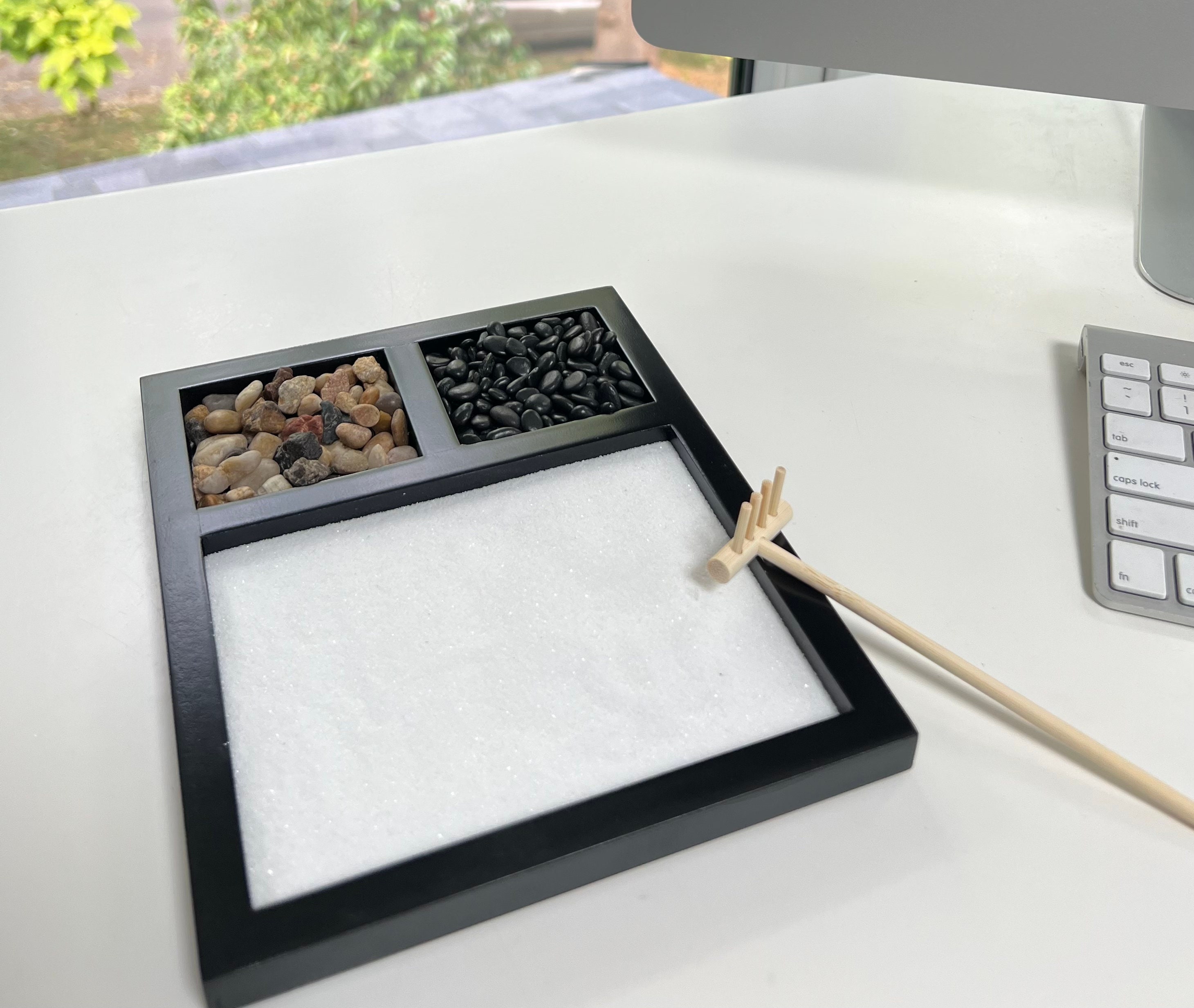 Mini Desk Zen Garden Japanese Garden Kit Work Place Etsy