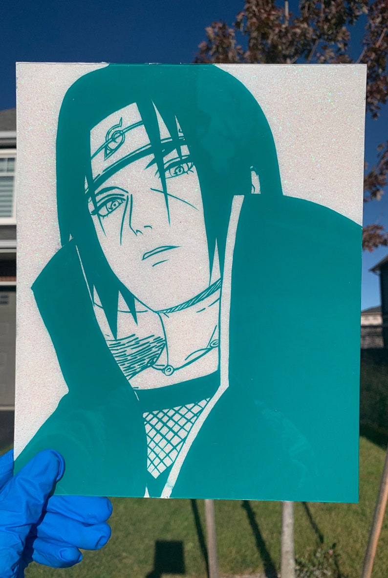 Itachi Glass Painting Etsy