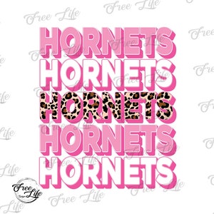 Hornets PNG Download, Pink Hornets Digital Art Download, Hornets Maskottchen Download, Hornets Mom Png, Hornets Schule Maskottchen Png, Schulgeist