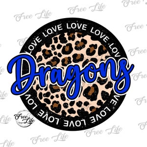 Dragons PNG Download, Dragons Digital Art Download, Dragons Mascot Download, School Spirit Design, Royal Blue Dragons School Mascot Png