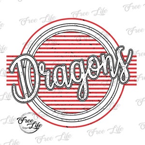 Dragons PNG Download, Dragons Digital Art Download, Dragons Mascot Download, School Spirit Design, Red Dragons School Mascot Png, Dragon Mom